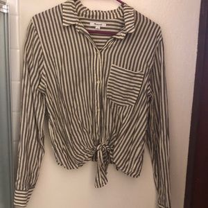 Madewell tie shirt